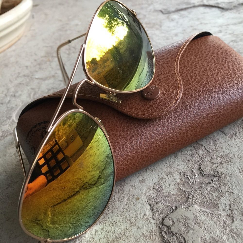 Aviatorย Sunglasses withโ case